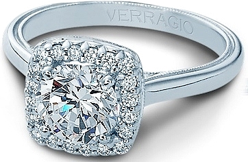 Verragio Halo Diamond Engagement Ring