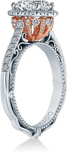 Verragio Halo Pave Diamond Engagement Ring