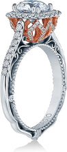 Verragio Halo Pave Diamond Engagement Ring