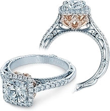 Verragio Halo Pave Diamond Engagement Ring