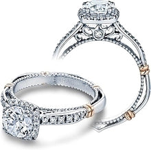 Verragio Halo Pave Diamond Engagement Ring