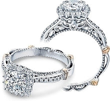 Verragio Halo Pave Diamond Engagement Ring
