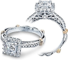 Verragio Halo Pave Diamond Engagement Ring