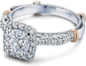 This engagement ring from the new Parisian Collection, featuring 0....