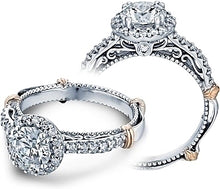 Verragio Halo Pave Diamond Engagement Ring