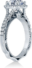 Verragio Halo Split Shank Engagement Ring