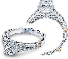 Verragio Halo Split Shank Engagement Ring