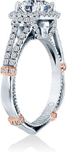 Verragio Halo Split Shank Engagement Ring