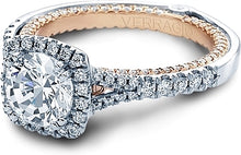 Verragio Halo Split Shank Engagement Ring