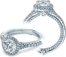 Verragio Halo Split Shank Engagement Ring