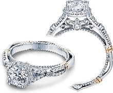 Verragio Halo Twist Engagement Ring