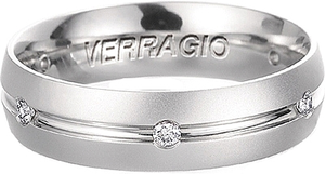 From the Verragio’s Classic Men’s Collection with round brilliant c...