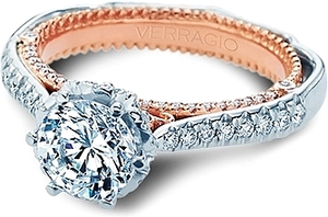Verragio Pave Diamond Engagement Ring