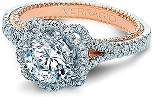 Verragio Pave Diamond Engagement Ring