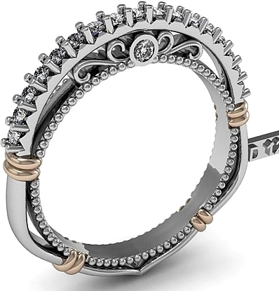 Verragio Pave Diamond Wedding Band-D-120W