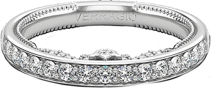 Verragio Pave Diamond Wedding Band