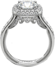 Verragio Pave Halo Diamond Engagement Ring