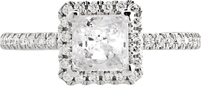 Verragio Pave Halo Diamond Engagement Ring