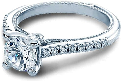 Verragio Pave Set Diamond Engagement Ring