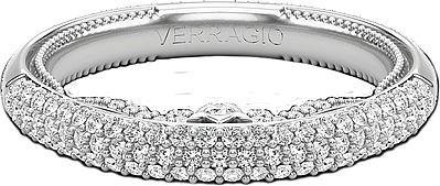 Verragio Pave Set Diamond Wedding Band
