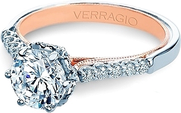 Verragio two tone engagement rings new arrivals