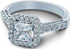 Verragio Prong Set Diamond Engagement Ring