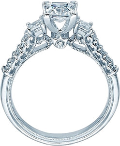 Verragio Prong Set Three Stone Diamond Engagement Ring