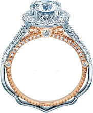 Verragio Split Shank Halo Diamond Engagement Ring