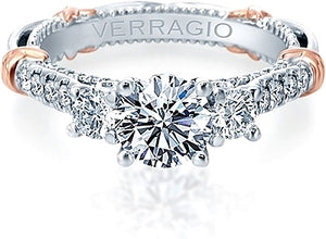 Verragio Three Stone Diamond Engagement Ring