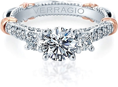 Verragio Three Stone Diamond Engagement Ring