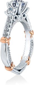 Verragio Three Stone Diamond Engagement Ring