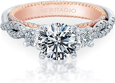 Verragio Three Stone Diamond Engagement Ring