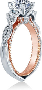 Verragio Three Stone Diamond Engagement Ring