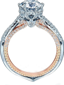 Verragio Three Stone Diamond Engagement Ring