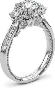 Verragio Three Stone Diamond Engagement Ring