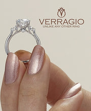 Verragio Three Stone Diamond Engagement Ring