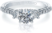 Verragio Three Stone Diamond Engagement Ring