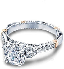 Verragio Three Stone Prong-Set Diamond Engagement Ring