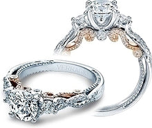 Verragio Three Stone Twist Engagement Ring