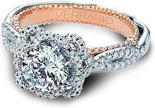 Verragio Twist Shank Diamond Engagement Ring