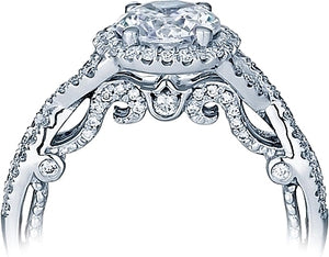 Verragio Twist Shank Diamond Engagement Ring