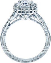 Verragio Twist Shank Halo Diamond Engagement Ring