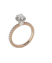 Verragio Two-tone Halo Diamond Engagement Ring