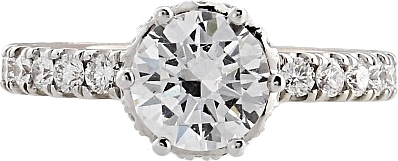 Verragio Two-Tone Pave Set Diamond Engagement Ring