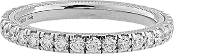 Verragio White & Rose Gold Diamond Wedding Band